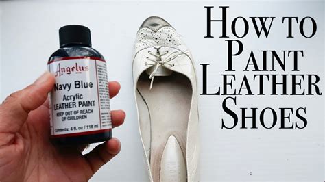 painting leather shoes permanently